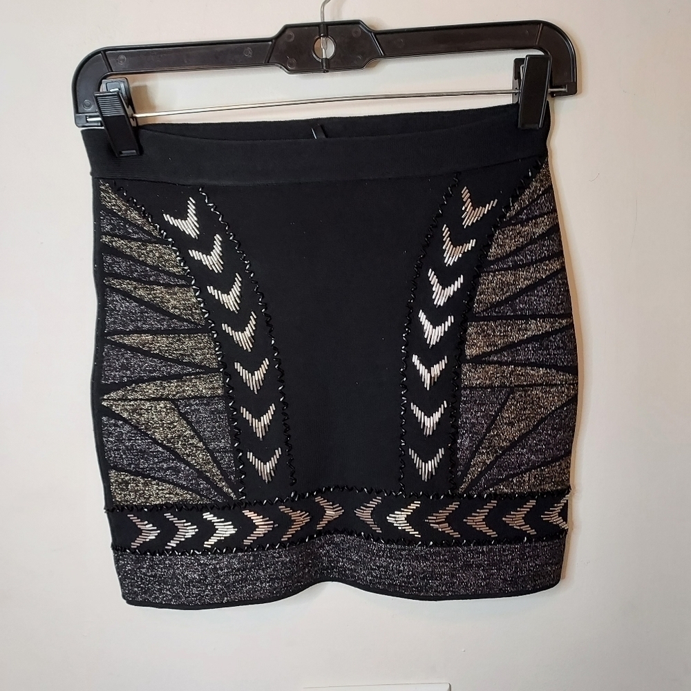 MARCIANO bandage mini skirt - Picture 1 of 8